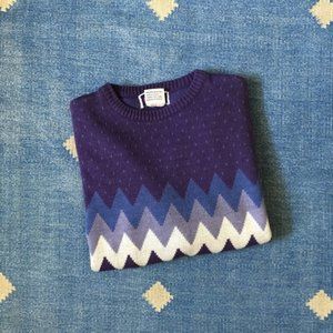 Vintage Sweaters - ❤️ RARE Vintage Purple Chevron Sweater Pullover Vintage Sweaters - ❤️ RARE Vintage Purple Chevron Sweater Pullover